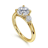 14K Y Gold 0.55ctw G/SI2 Diamond Mounting - Walter Bauman Jewelers