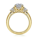 14K Y Gold 0.55ctw G/SI2 Diamond Mounting - Walter Bauman Jewelers