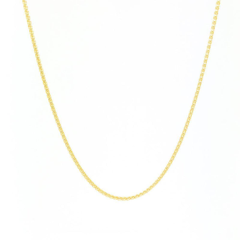 14K Y Gold 1.5MM Round Wheat Chain - Walter Bauman Jewelers