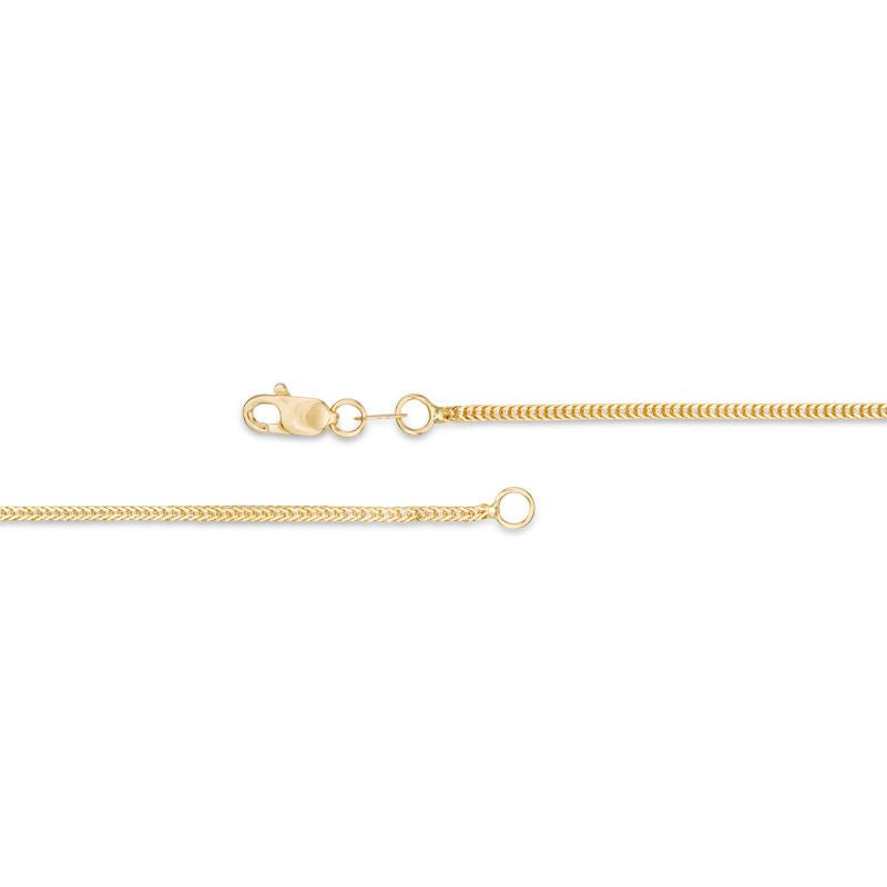 14K Y Gold 16" 1.0mm Foxtail Chain - Walter Bauman Jewelers