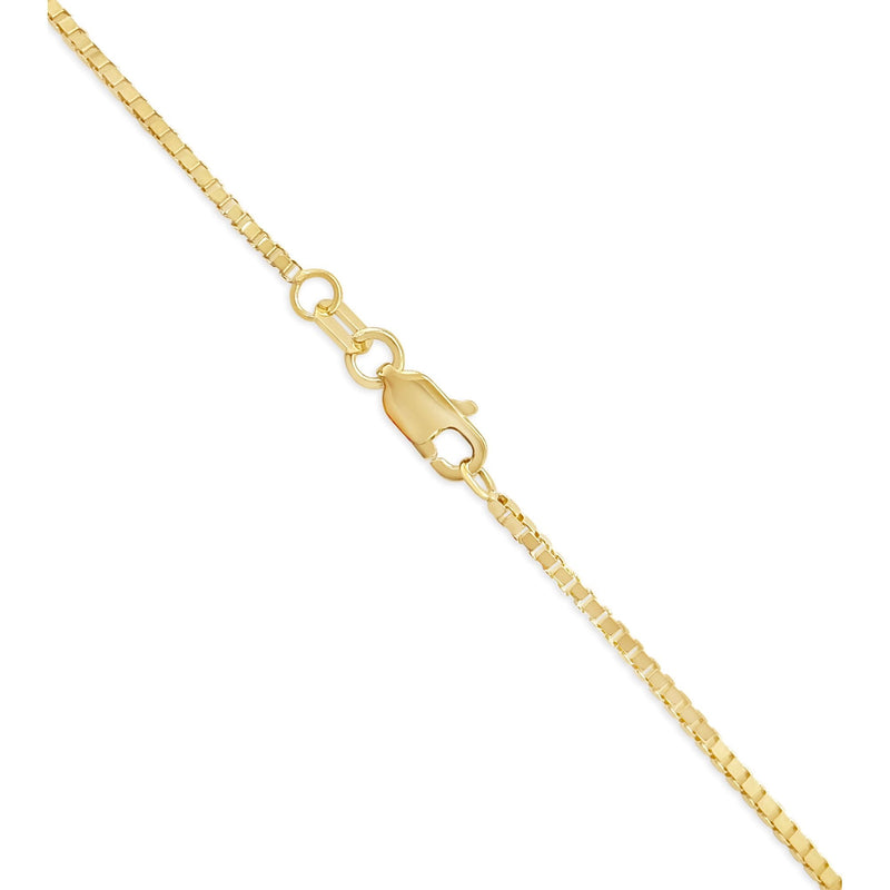 14K Y Gold 16" 1.10mm Box Chain - Walter Bauman Jewelers