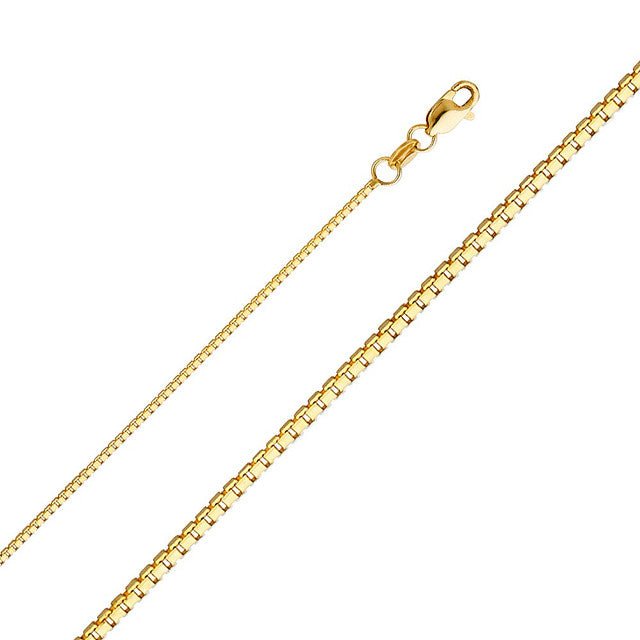 14K Y Gold 16" 1.10mm Box Chain - Walter Bauman Jewelers