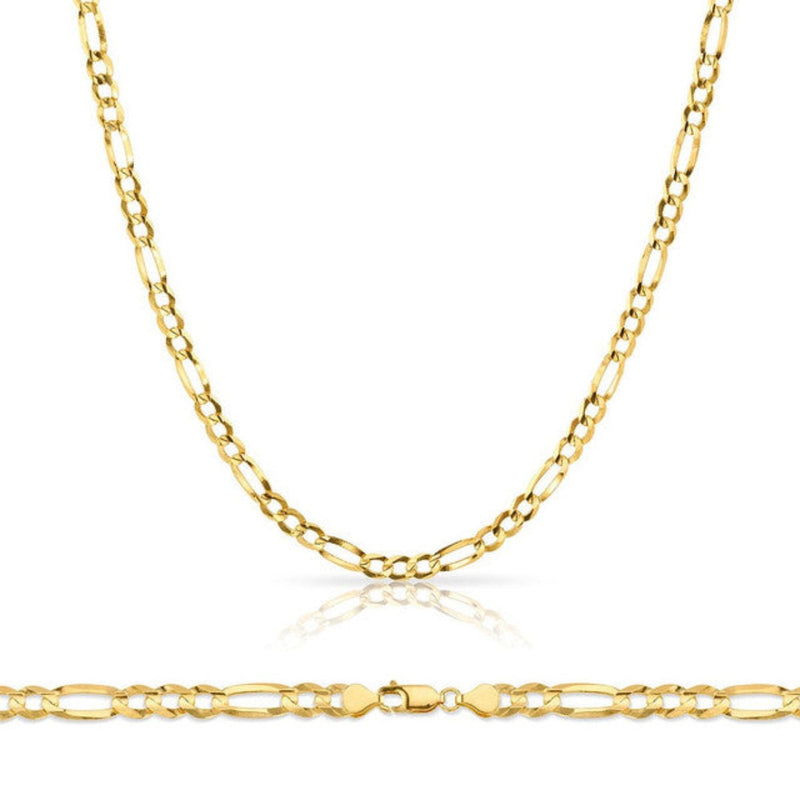 14K Y Gold 16" 1.9mm Figaro Chain 050 - Walter Bauman Jewelers