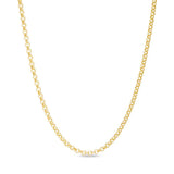 14K Y Gold 16" 2.5mm Rolo Chain - Walter Bauman Jewelers