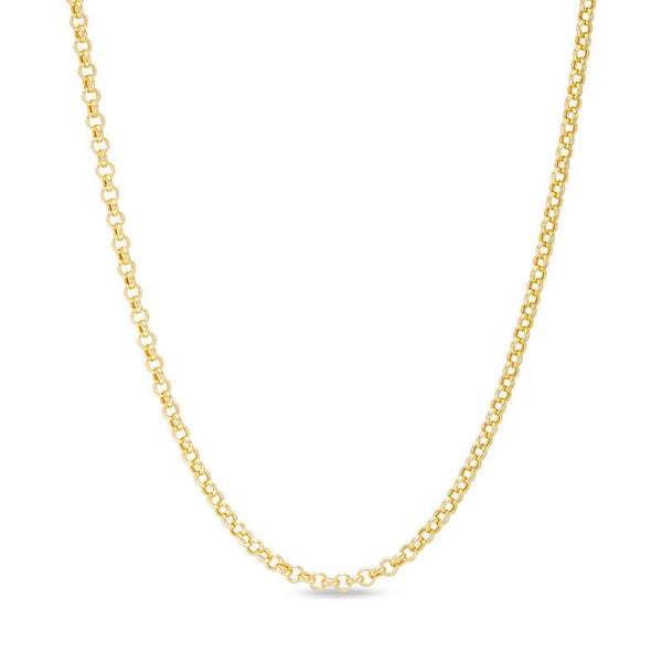 14K Y Gold 16" 2.5mm Rolo Chain - Walter Bauman Jewelers