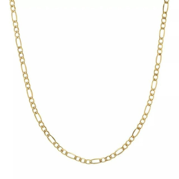 14K Y Gold 18" Figaro Chain 050 - Walter Bauman Jewelers