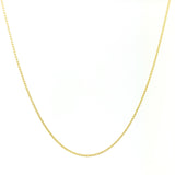 14K Y Gold 20" Dia Cut Round Wheat Chain 030 - Walter Bauman Jewelers