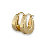 14K Y Gold 20mm Hoop Earrings - Walter Bauman Jewelers