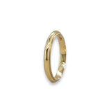 14K Y Gold 2.5mm Milgrain Edge Wedding Band 1.8grms - Walter Bauman Jewelers