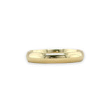 14K Y Gold 4mm Wide Plain band 10 - Walter Bauman Jewelers