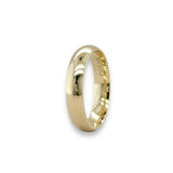 14K Y Gold 4mm Wide Plain band 7 - Walter Bauman Jewelers