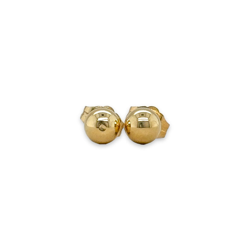 14K Y Gold 5mm Ball Earring - Walter Bauman Jewelers