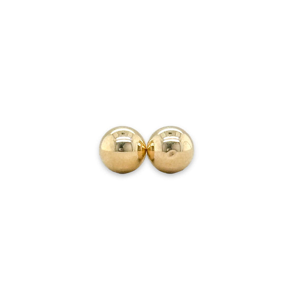 14K Y Gold 6mm Ball Earrings - Walter Bauman Jewelers