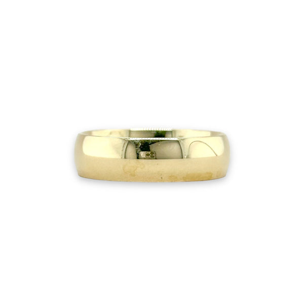 14K Y Gold 6mm Band - Walter Bauman Jewelers
