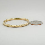 14K Y Gold Children's Bangle Bracelet - Walter Bauman Jewelers