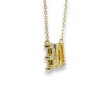 14K Y Gold 'LOVE' 0.22ctw H/SI2 Diamond Pendant - Walter Bauman Jewelers