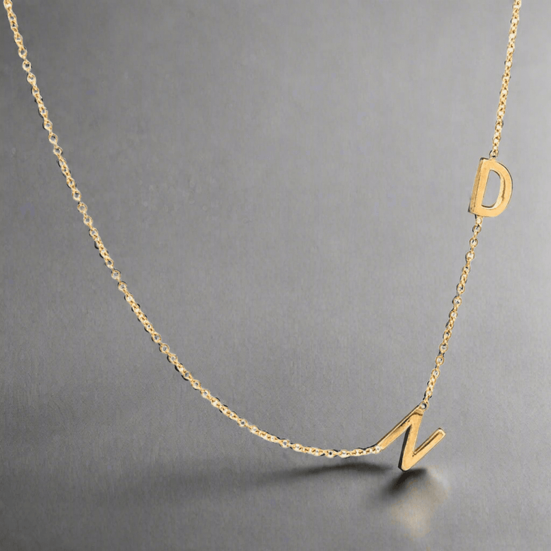 14K Y Gold “ND” Necklace - Walter Bauman Jewelers