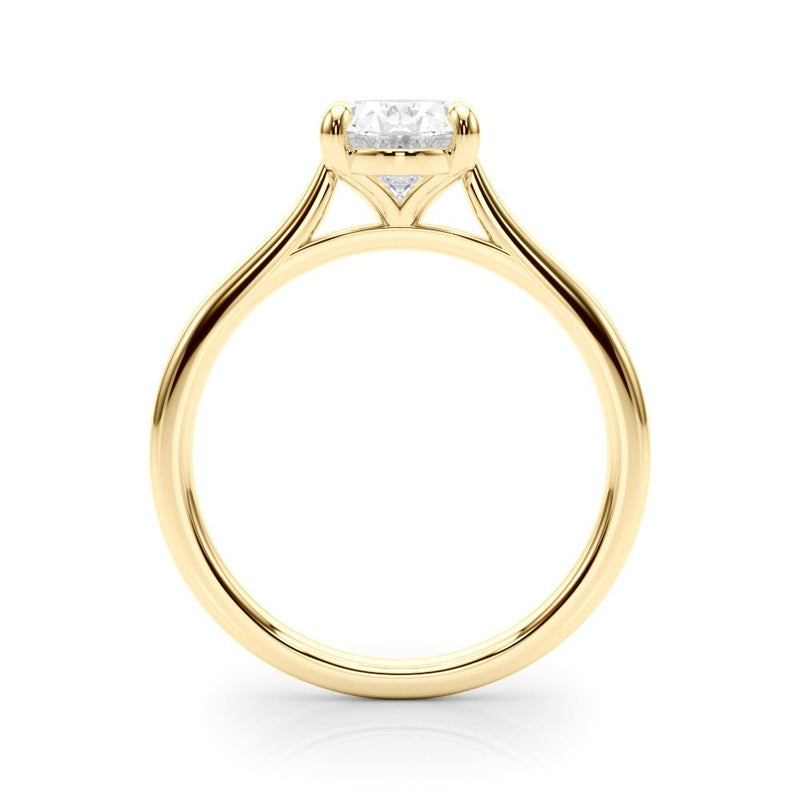 14K Y Gold Oval Mounting 2.8 - Walter Bauman Jewelers