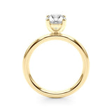 14K Y Gold Oval Mounting 4.2 - Walter Bauman Jewelers