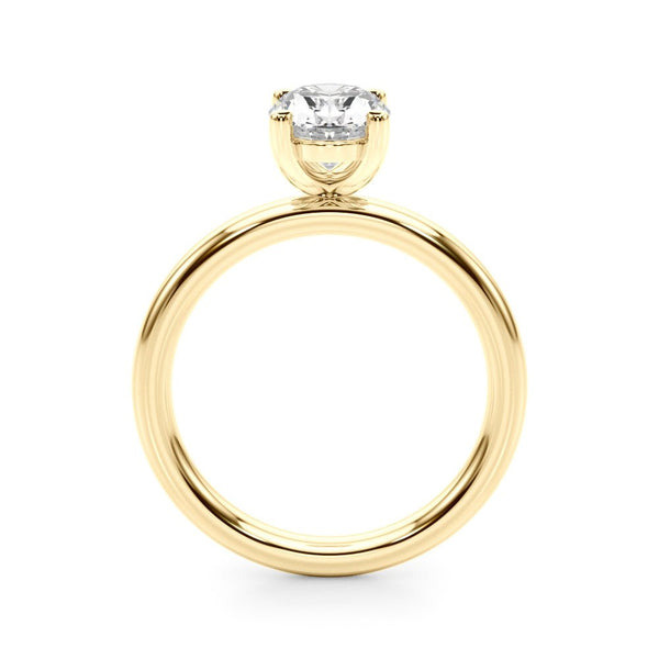 14K Y Gold Oval Mounting 4.2 - Walter Bauman Jewelers