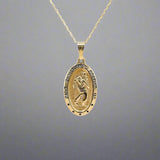 14K Y Gold St. Christopher Medal Pendants - Walter Bauman Jewelers