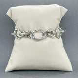 Estate Jai SS Bamboo Figaro Link Bracelet