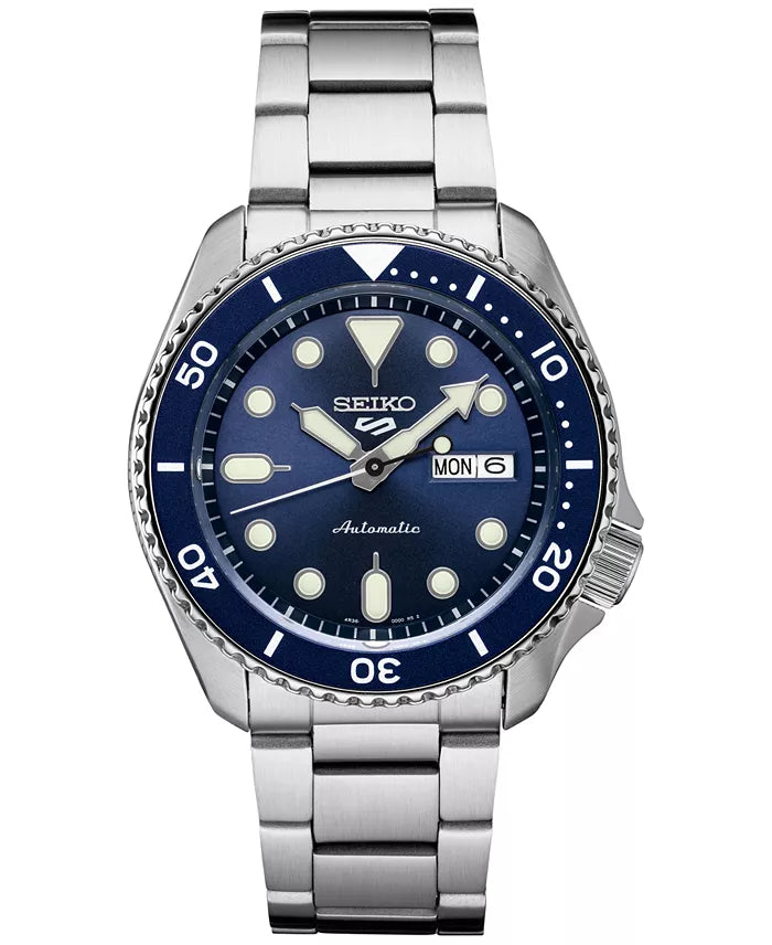 Men's Seiko Watch 5 Sports Blue Dial SRPL51