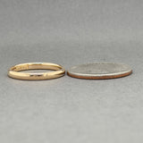 Estate 14K Y Gold 2.5mm Polished Ring