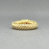 Estate Roberto Coin 18K Y Gold Primavera Flexi Ring