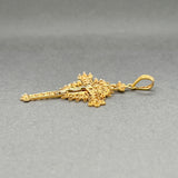 Estate 20K Y Gold 50.1mm Crucifix Pendant