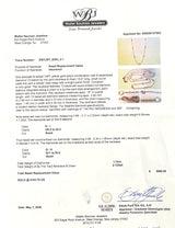 Estate 14K Y Gold 1.74ctw G-I/VS2-SI2 Diamond By The Yard Necklace