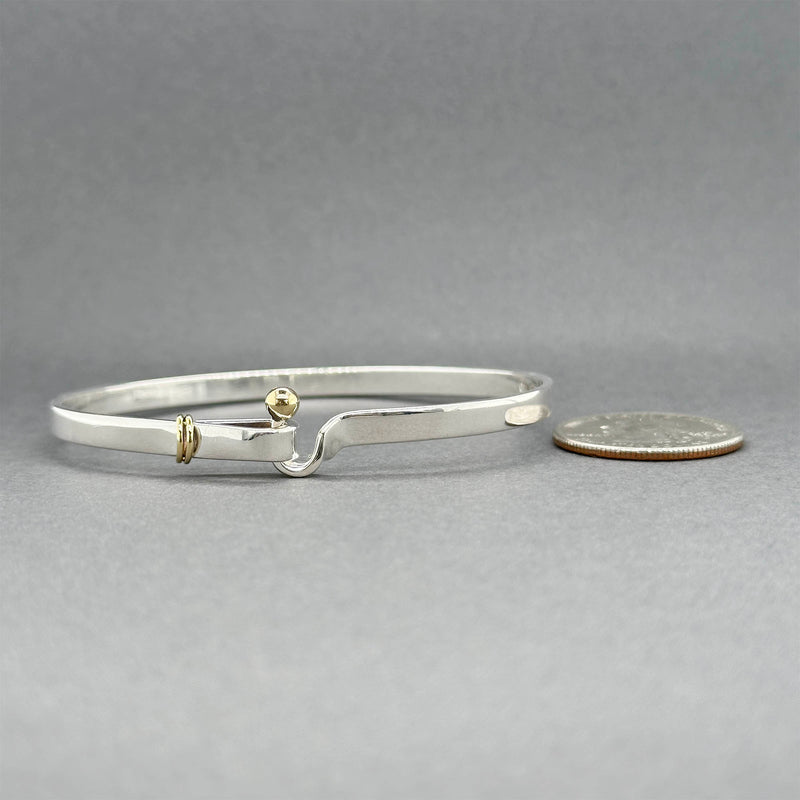 Estate Tiffany & Co. SS 18 Hook & Eye Bracelet