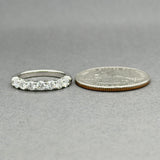 Estate Tiffany & Co. Platinum 0.65ctw G-H/VS2-SI1 Diamond Forever Wedding Ring