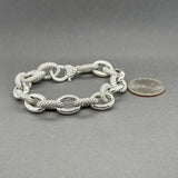 Estate Judith Ripka SS Cable Link Bracelet