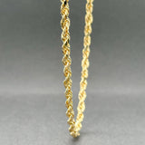 Estate 10K Y Gold 3.1mm 24” Rope Chain