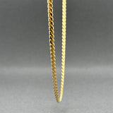 Estate 18K Y Gold 2.27mm 23.75” Serpentine Chain