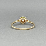 Estate 14K Y Gold 0.26ctw G-H/SI1-I2 Diamond Eng. Ring