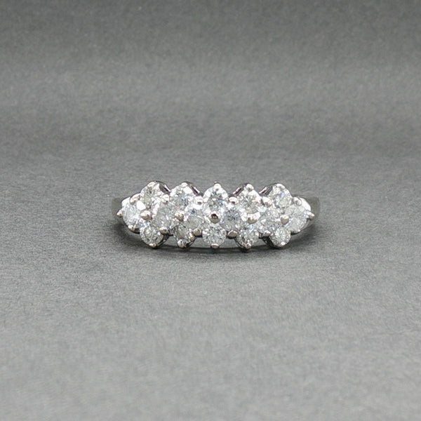 Estate 14K W Gold 1.13ctw Diamond Ring