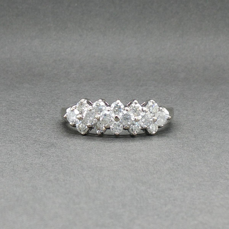 Estate 14K W Gold 1.13ctw Diamond Ring