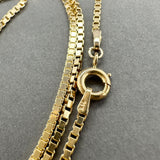 Estate 14K Y Gold 1.63mm 20” Box Chain
