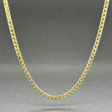 Estate 14K Y Gold 2.52mm 24” Foxtail Chain