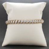 Estate 14K Y Gold 2.71ctw J-K/I1-2 Diamond S Link Bracelet
