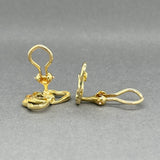 Estate Tiffany & Co. 18K Y Gold Triple Heart Earrings