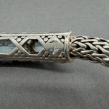 Estate John Hardy SS 18 6.14ctw Topaz Dot Bracelet