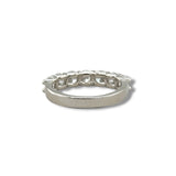 14K W Gold 1.50ctw G/I1 7 Round Diamond Ring