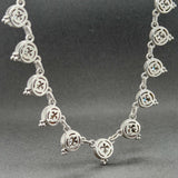Estate Judith Ripka SS CZ Diamonique Fringe Necklace