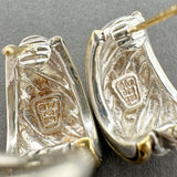 Estate David Yurman SS 18 Tapered Cable Earrings