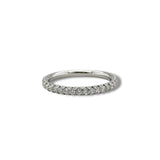 14K W Gold 0.42ctw G/SI1 French Pave Diamond Band