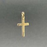 Estate 14K Y Gold 23mm Cross Pendant