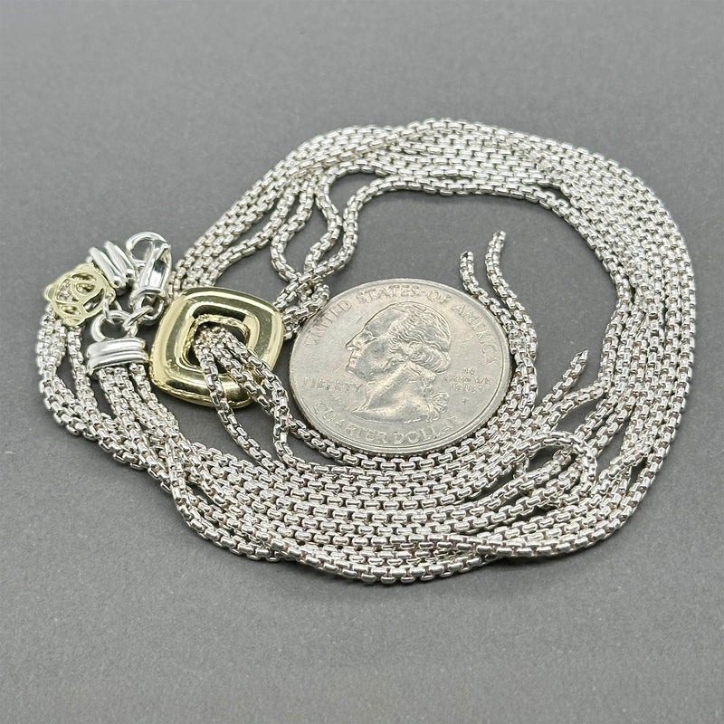 Estate David Yurman SS 18 Waterfall Lariat Necklace